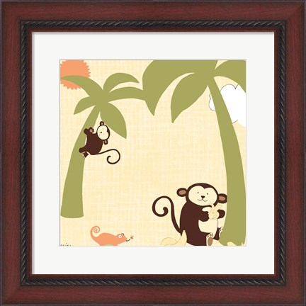 Framed Baby Jungle II Print