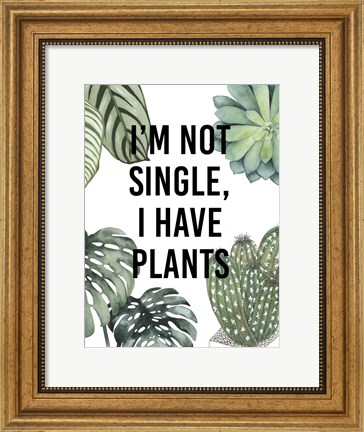 Framed Plant Love V Print