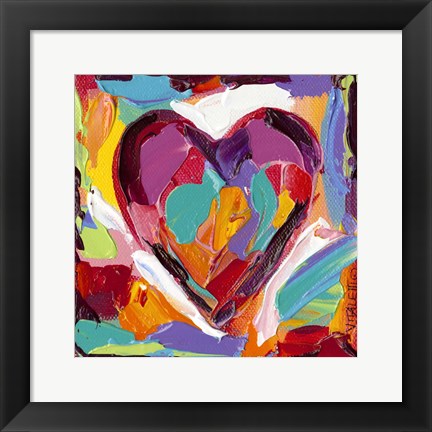 Framed Colorful Expressions IV Print