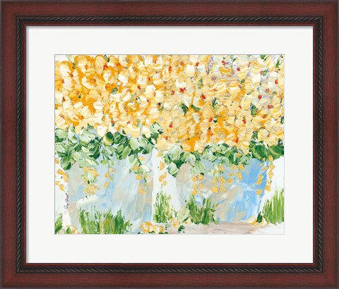 Framed Bloom! Bloom! Bloom! Now is the Time to Show Print