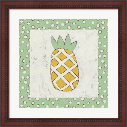 Framed Pineapple Vacation II Print