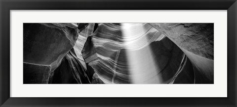 Framed Light beam in Upper Antelope Canyon, Page, Arizona Print