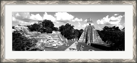 Framed Ruins Of An Old Temple, Guatemala Print