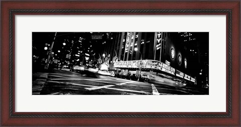 Framed Radio City Music Hall, Rockefeller Center, Manhattan, NY Print