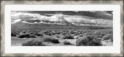 Framed Death Valley landscape, Panamint Range, Death Valley National Park, Inyo County, California Print