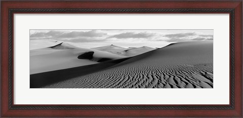Framed Sand dunes in a desert, Great Sand Dunes National Park, Colorado Print