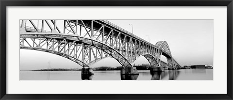 Framed South Grand Island Bridges New York USA Print