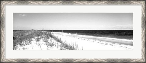 Framed Cape Hatteras National Park, Outer Banks, North Carolina BW Print