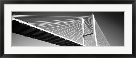 Framed Talmadge Memorial Bridge, Savannah, Georgia Print