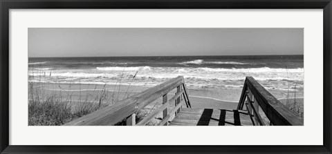 Framed Playlinda Beach, Canaveral National Seashore, Titusville, Florida Print