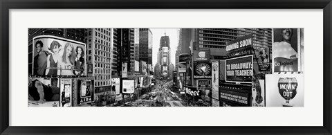 Framed Dusk, Times Square, NYC, NY Print