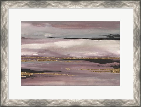 Framed Gilded Storm III Print