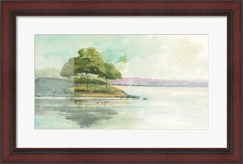 Framed Lake Front I Print