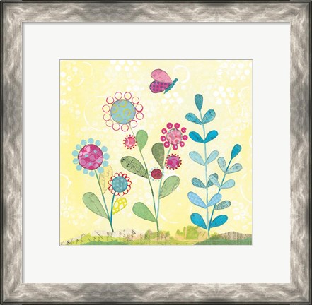 Framed Pattys Garden III Print