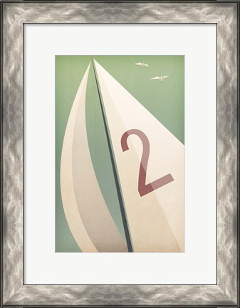 Framed Sails VIII Print