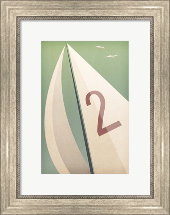 Framed Sails VIII Print