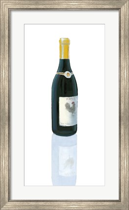 Framed Wine Stance IV Print