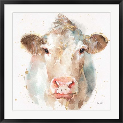 Framed Farm Friends II Print