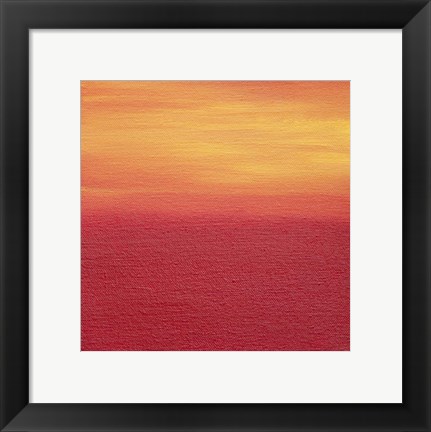 Framed Ten Sunsets - Canvas 7 Print