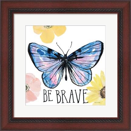 Framed Beautiful Butterfly IV Print