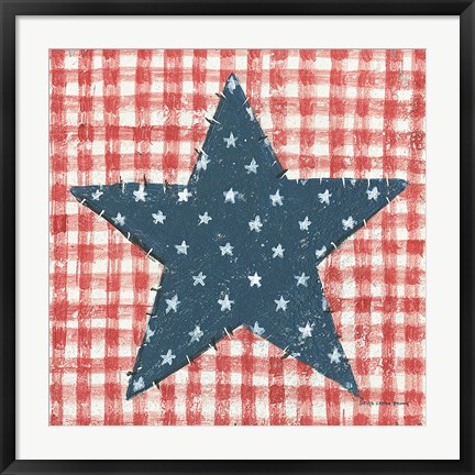 Framed Americana Quilt II Print