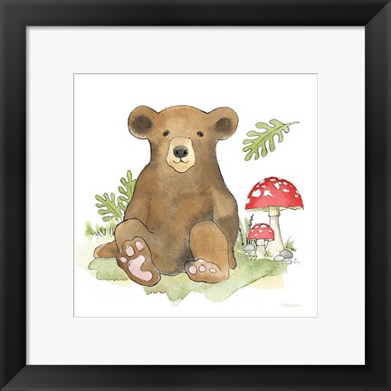 Framed Baby Woodland II Print