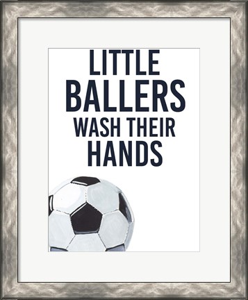 Framed Little Ballers II Print