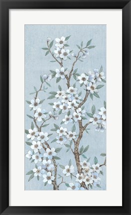 Framed Branches of Blossoms I Print