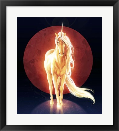 Framed Last Unicorn Print