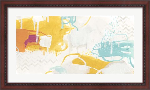 Framed Playful Color I Print