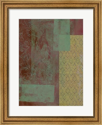 Framed Brocade Tapestry II Print