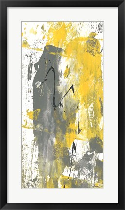 Framed Grey Movement IV Print