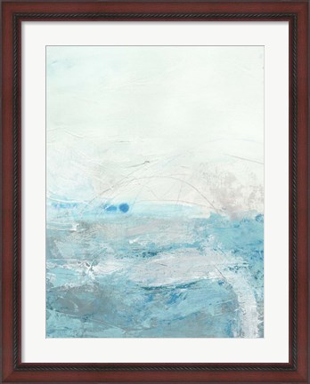 Framed Glass Sea II Print