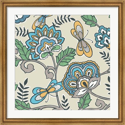 Framed Namaste Floral II Print