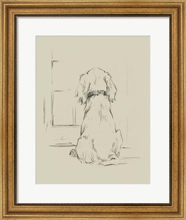 Framed Waiting for Master I Print