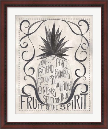Framed Fruit of the Spirit Print