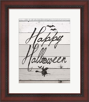 Framed Happy Halloween Print