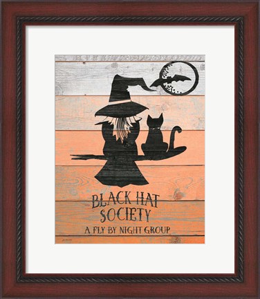 Framed Black Hat Society Print