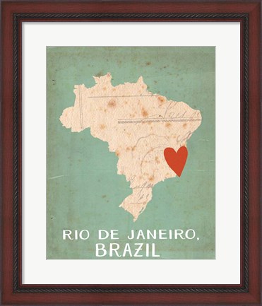 Framed Brazil Print
