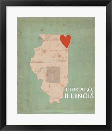 Framed Chicago Print