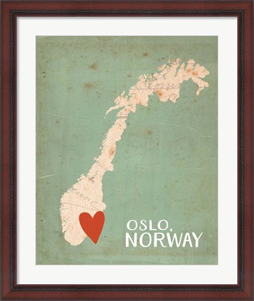 Framed Norway Print