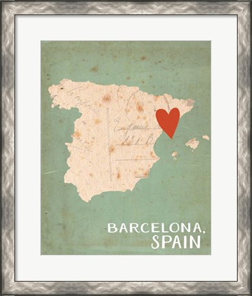 Framed Spain Print