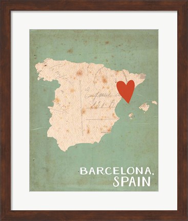 Framed Spain Print