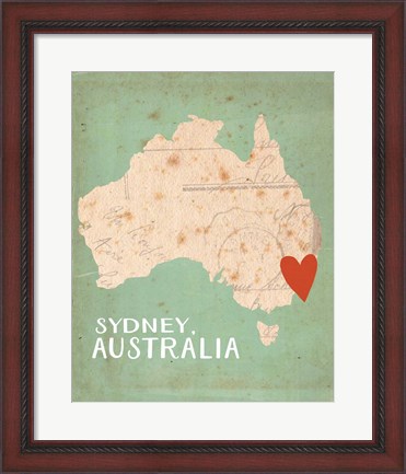 Framed Sydney, Australia Print