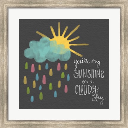 Framed Cloudy Day Print