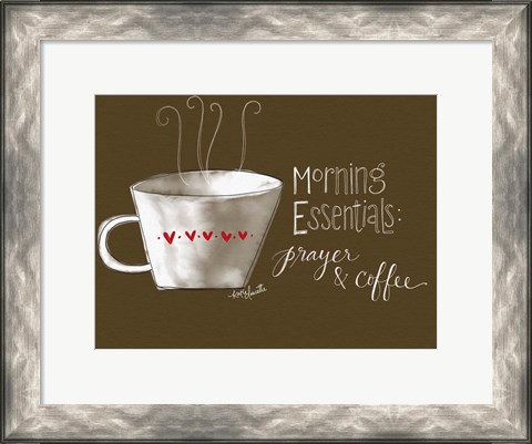 Framed Morning Essentials Print