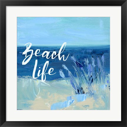 Framed Beach Life Print