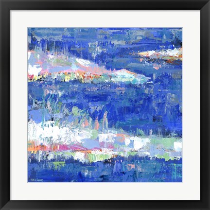 Framed Blue Series Calm Print