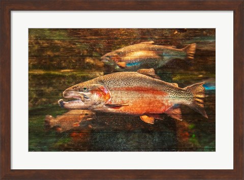 Framed Good Day to Be a Salmon Print