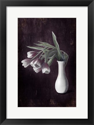 Framed Droopy Tulips Print